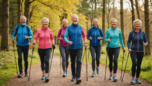 découvrez comment la marche nordique permet de brûler deux fois plus de calories que la marche traditionnelle grâce à une technique efficace qui engage tout le corps.