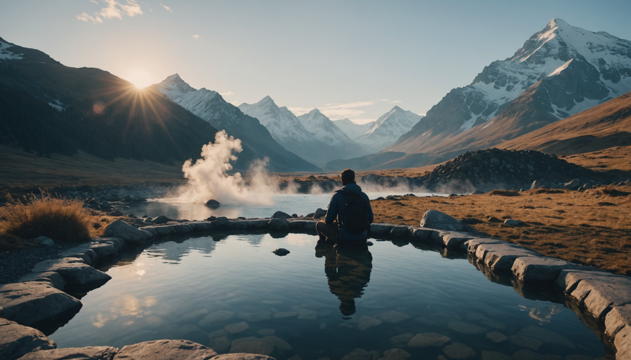 découvrez des aventures de randonnée à travers le monde, se concluant par des moments de détente dans des sources chaudes naturelles apaisantes, pour une expérience unique alliant exploration et bien-être.