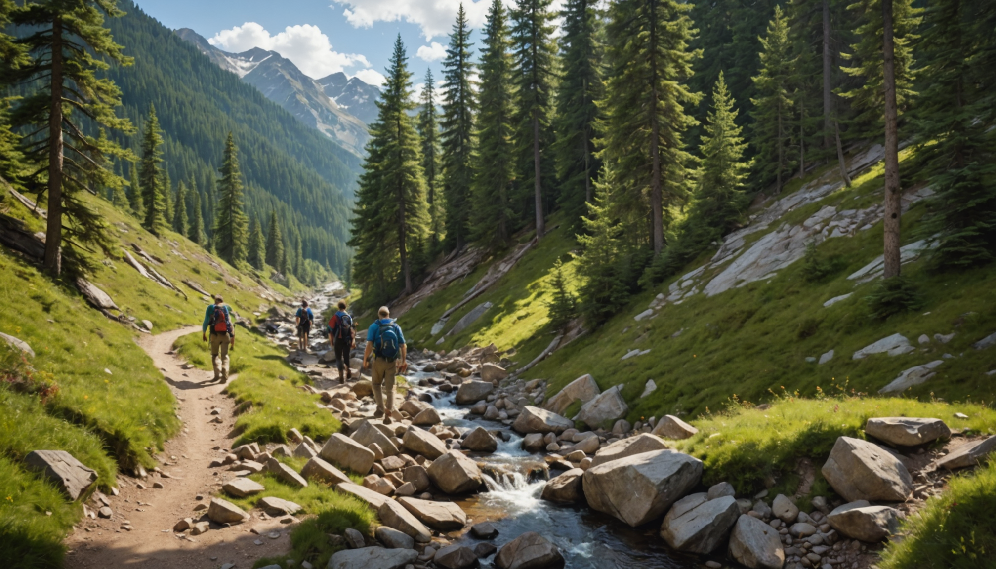 découvrez pourquoi la règle du 'le montant passe' en randonnée est une idée reçue à oublier, et apprenez les véritables conseils pour une aventure réussie en pleine nature.