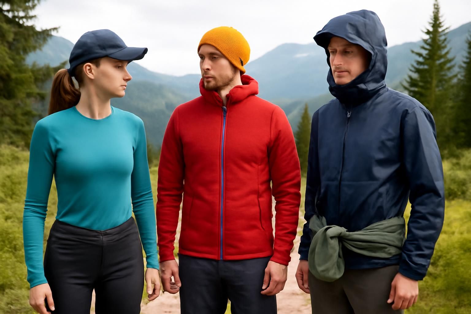découvrez le système des 3 couches en randonnée et pourquoi j'intègre une quatrième couche essentielle pour optimiser votre confort et protection lors de vos aventures en pleine nature.