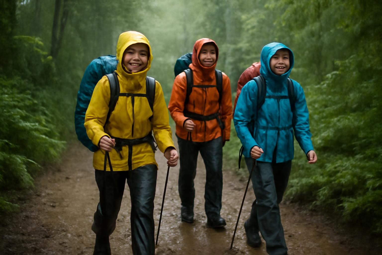 découvrez nos astuces pour randonner sous la pluie en restant bien équipé et garder le sourire au sec malgré les intempéries.