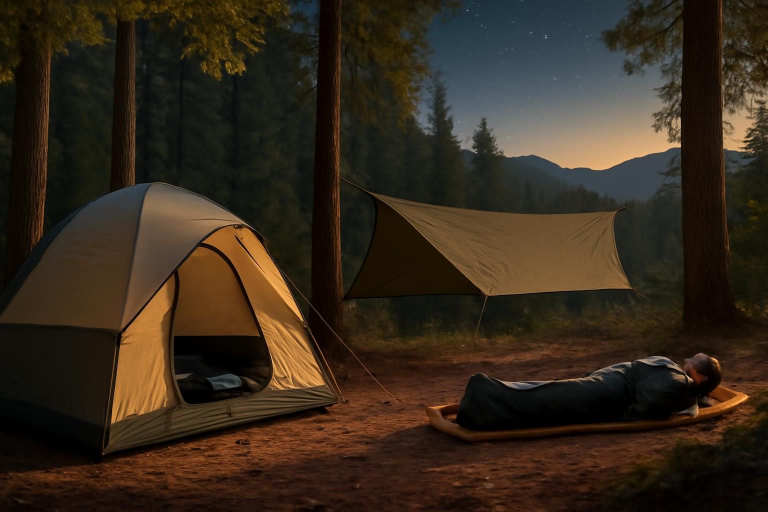 découvrez notre guide complet pour bien choisir entre tente, tarp ou dormir à la belle étoile lors de vos randonnées et profitez d'une nuit en pleine nature en toute sérénité.