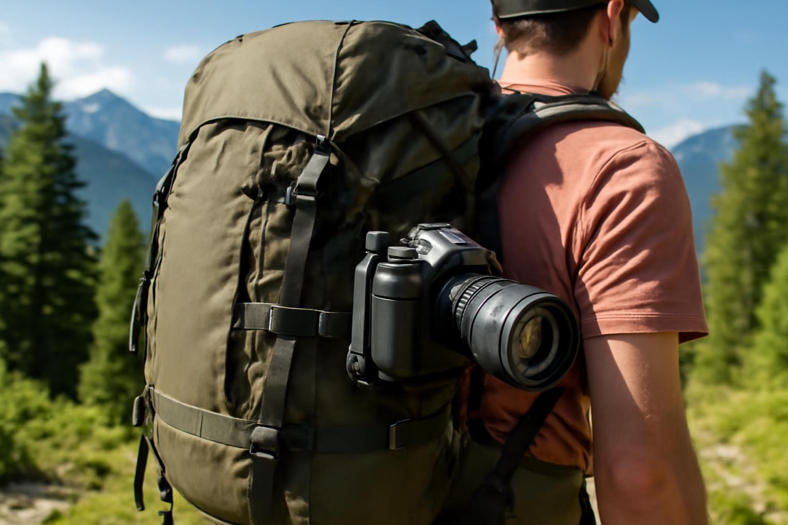 découvrez notre guide pratique pour apprendre à accrocher facilement et en toute sécurité votre appareil photo à votre sac à dos de randonnée, et profitez pleinement de vos aventures.