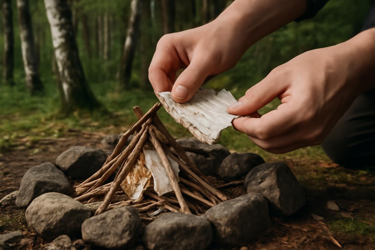 découvrez comment allumer un feu facilement en utilisant de l'écorce de bouleau, grâce à nos astuces simples et efficaces pour un feu rapide et durable.