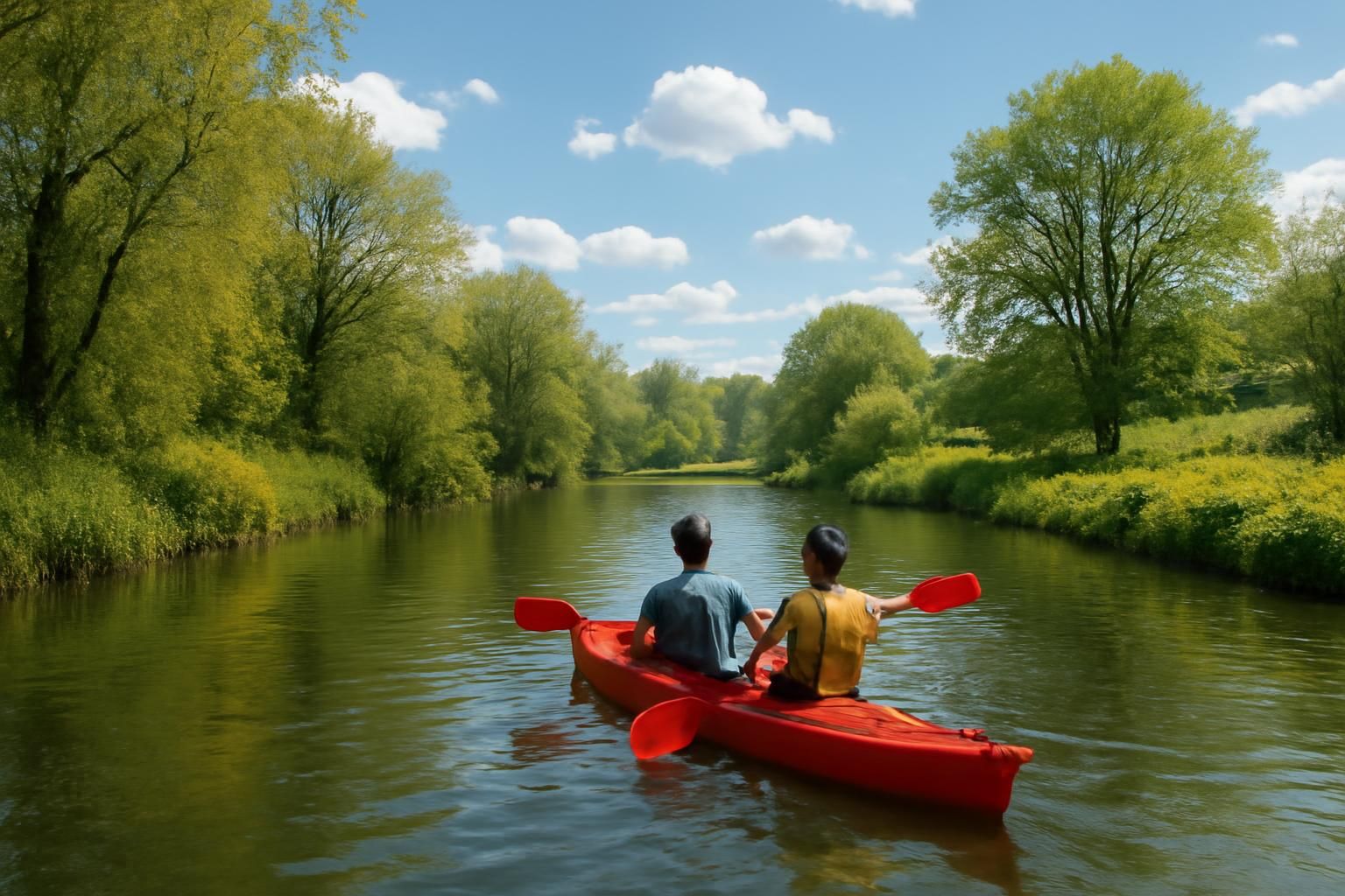 partez pour une aventure en eaux douces avec trois journées inoubliables en kayak sur la vilaine, entre paysages pittoresques et moments de détente au cœur de la nature.