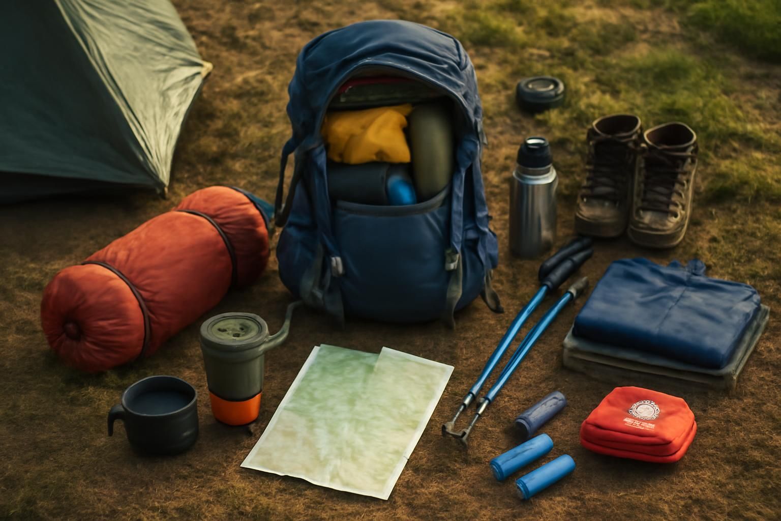 découvrez la checklist complète de l'équipement essentiel pour une randonnée avec nuitée, afin de préparer votre aventure en toute sécurité et confort.