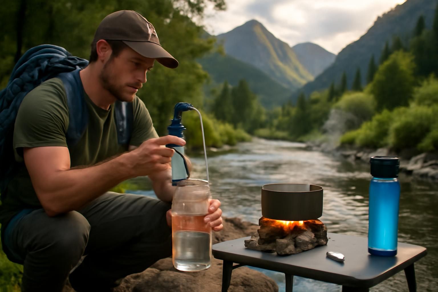 découvrez les méthodes efficaces pour purifier l'eau lors de vos randonnées et assurez-vous une hydratation saine et sécurisée en pleine nature.